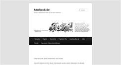 Desktop Screenshot of herrbock.de